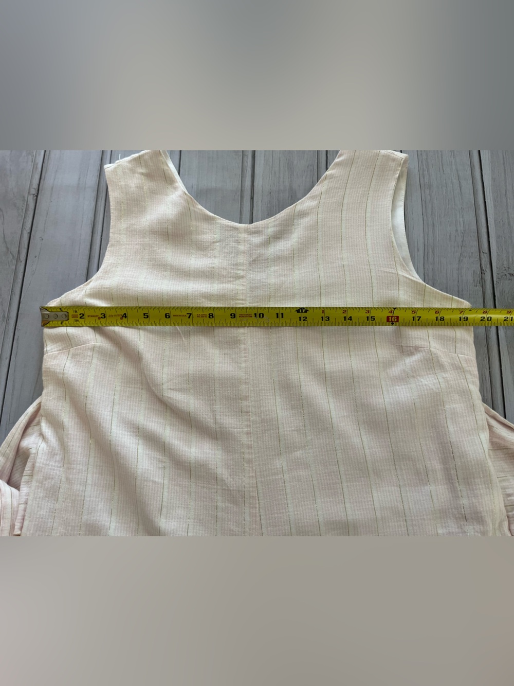 Vineyard Vines x Palm Beach Lately pink white stripe wide leg jumpsuit. 12 - Picture 12 of 15